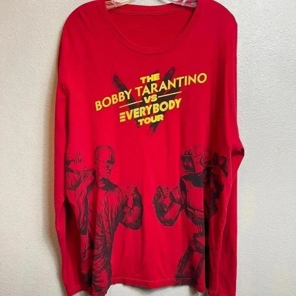 RARE Logic Bobby Tarantino Vs Everybody Tour Red Long Sleeve Tee.‎